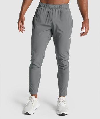 Spodnie Do Biegania Męskie Gymshark Arrival Woven Szare | PL 4071EBC